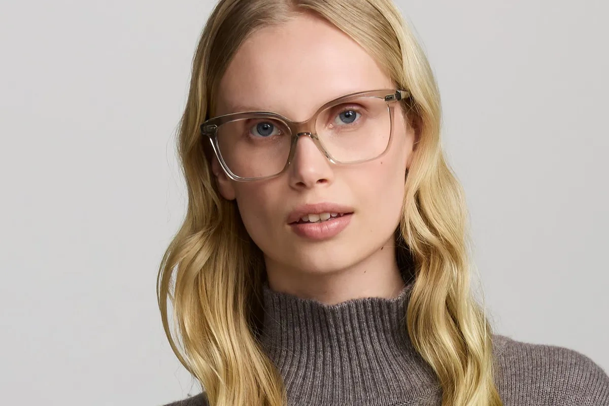 Model wearing Balmuir eyewear